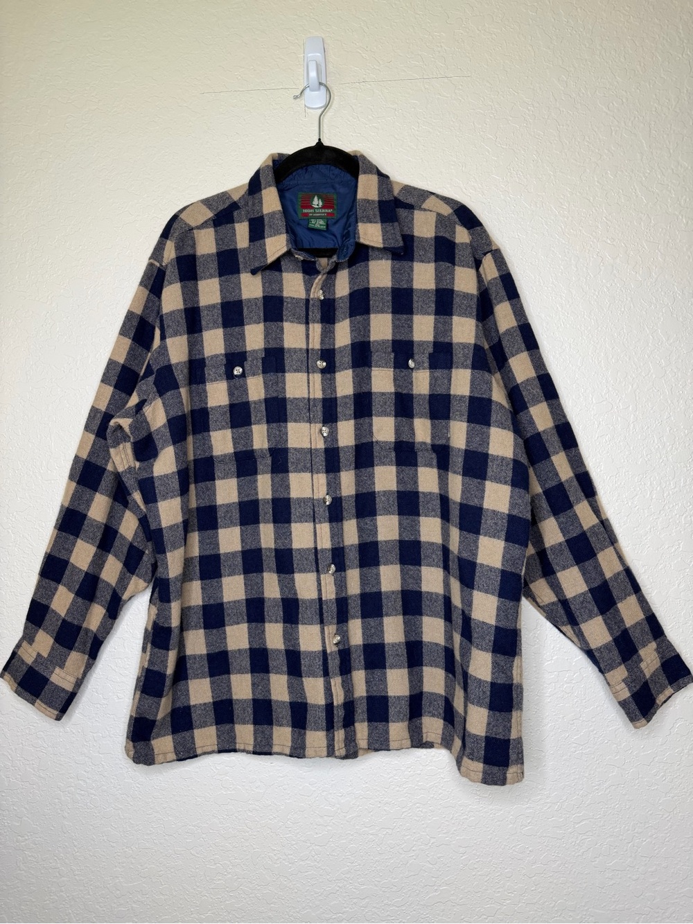Vintage  High Sierra wool blend Longsleeve flannel shirt